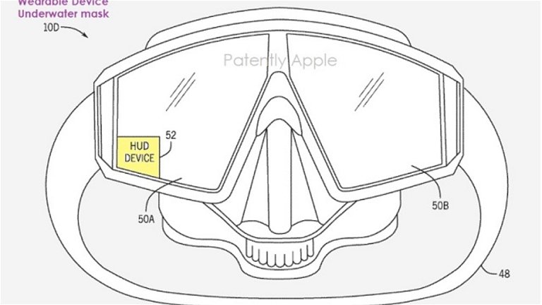 Apple ha patentado unas... gafas de bucear