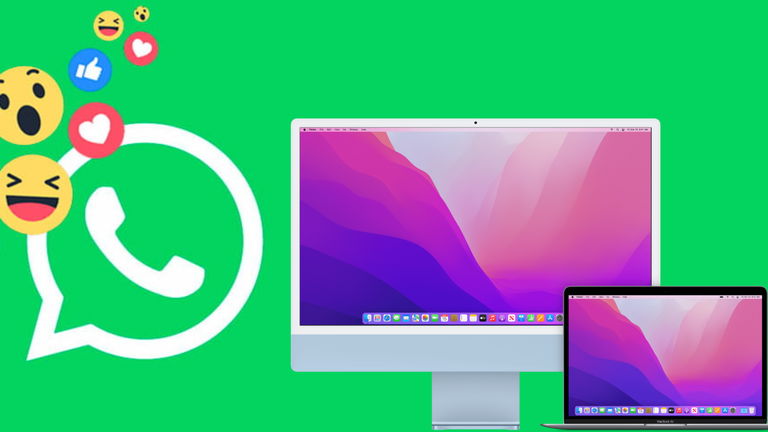 Así se ven las reacciones de WhatsApp en la app de escritorio