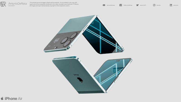 Este es el mejor concepto de iPhone plegable hasta la fecha