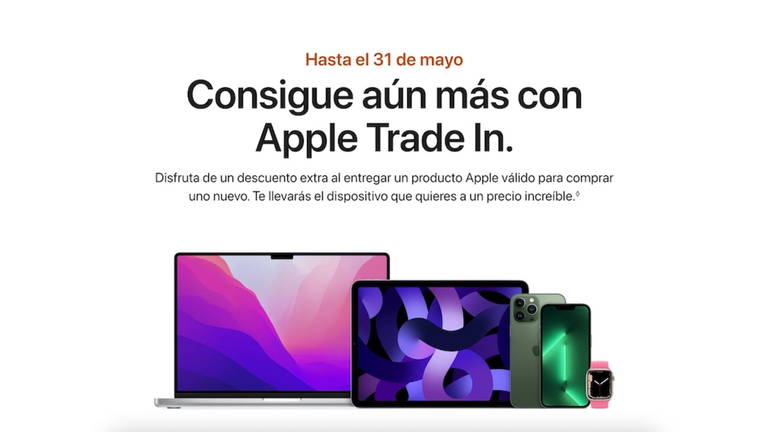 Solo hasta final de mes Apple te ofrece más dinero por tus dispositivos