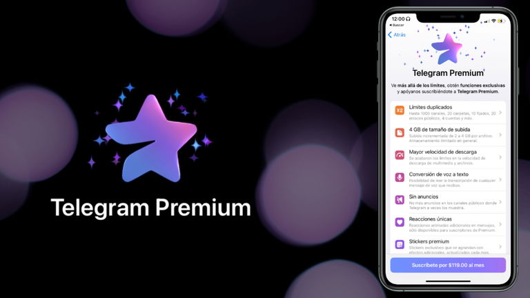 Telegram Premium es oficial: precio y todas las novedades exclusivas que incluye