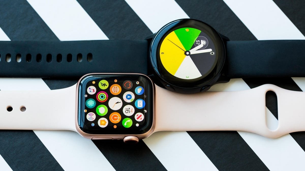 frotis paso Continuación Apple Watch Series 7 vs Samsung Galaxy Watch 4