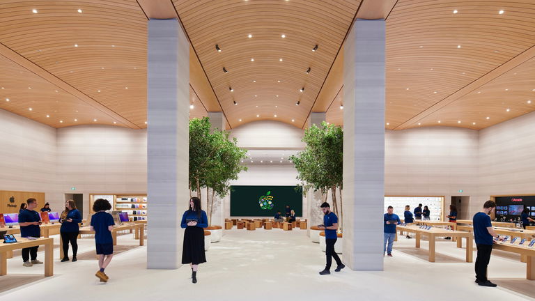 Apple acaba de mostrar cómo será su nueva Apple Store en Londres, y es sencillamente espectacular