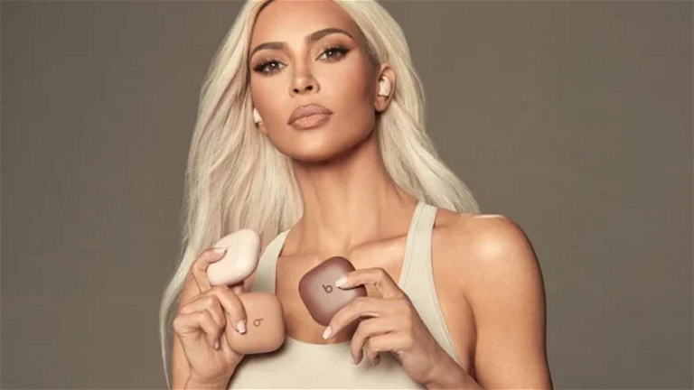 This is Kim Kardashian's special edition of the Beats Fit Pro