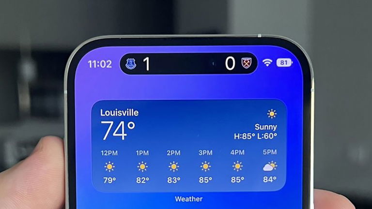 La Dynamic Island de los iPhone 14 Pro mostrará el resultado de tu equipo favorito