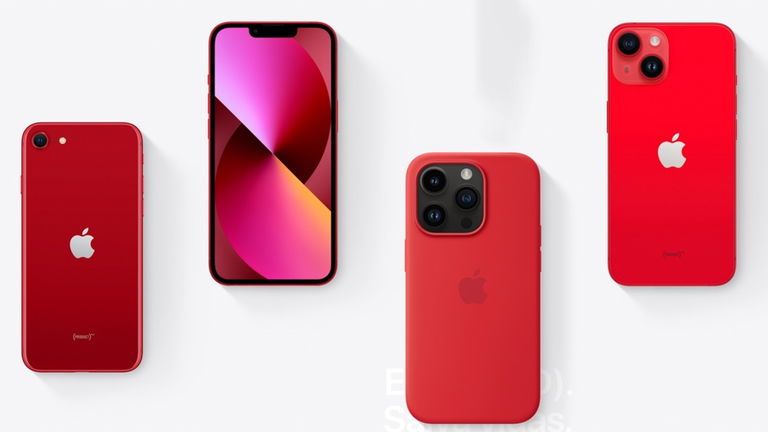 Así ha ido cambiando el color de los iPhone rojos