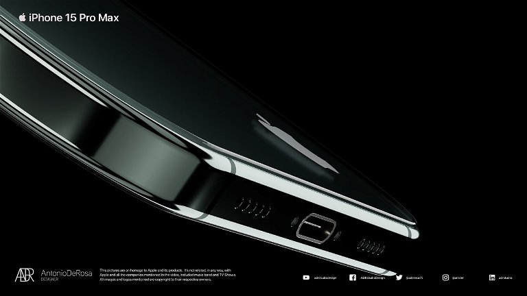 Este concepto de iPhone 15 Pro Max es sencillamente espectacular