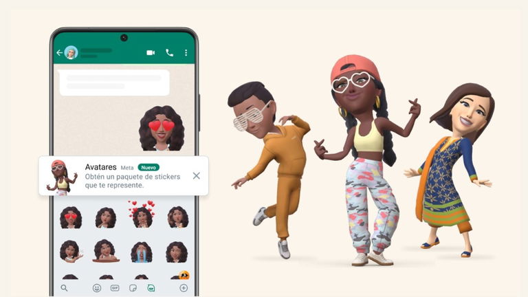 WhatsApp se actualiza con nuevos avatares personalizados