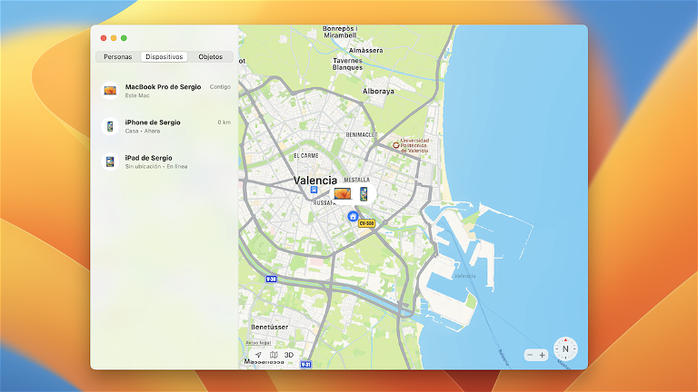 Ahora puedes localizar accesorios mediante sonidos en tu Mac a través de la app Buscar
