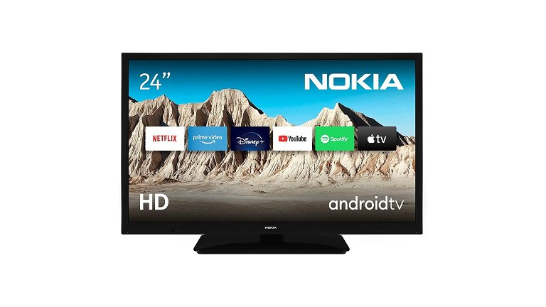 Esta smart TV de Nokia de 24" con Android TV está de oferta por solo 159 euros