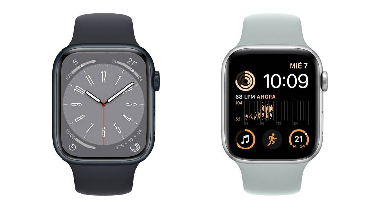 Apple Watch Series 8 vs Apple Watch SE 2, ¿cuáles son las diferencias?
