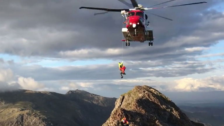 Gracias al iPhone 14 y sus funciones de seguridad este helicóptero realizó un impresionante rescate