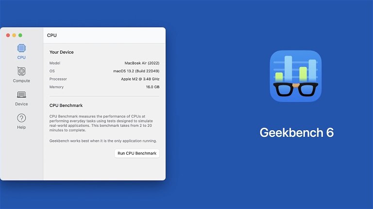 Geekbench 6 llega a la App Store, una app para conocer el rendimiento de tu iPhone al detalle