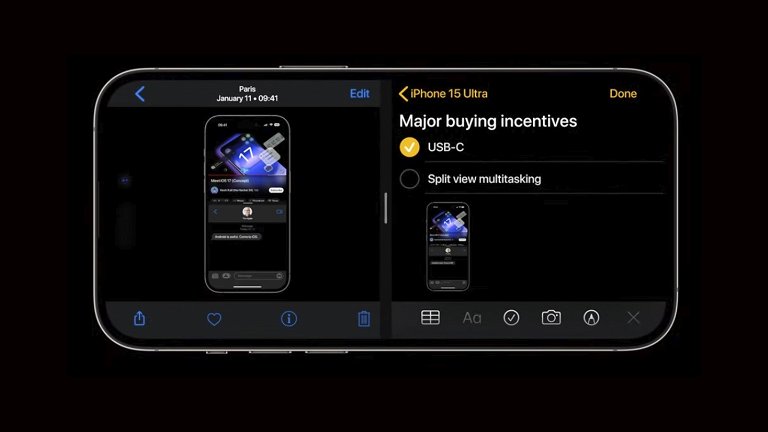 Este sería el iOS 17 ideal: pantalla dividida, notificaciones rediseñadas, nuevo Centro de Control...