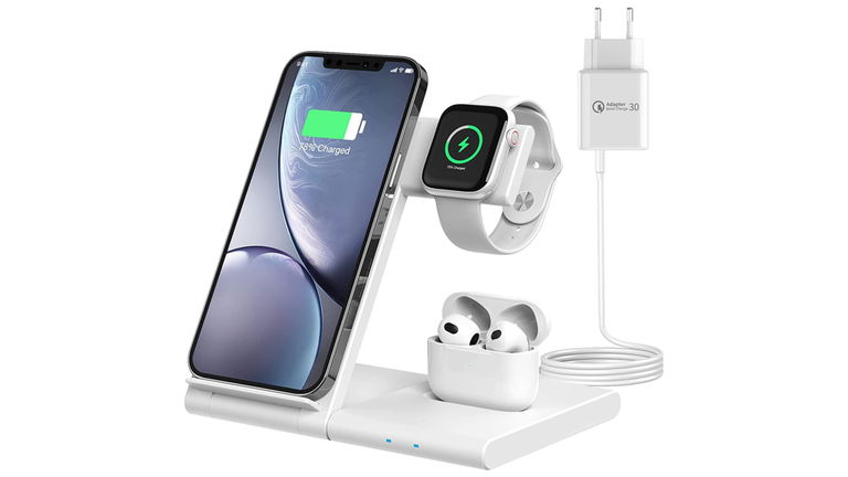 Una base de carga para iPhone, AirPods y Apple Watch con 15% de descuento