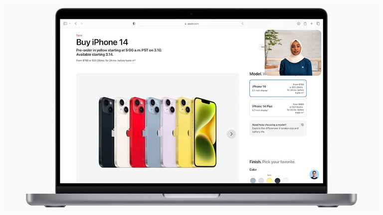 A partir de ahora será posible comprar un iPhone a través de una videollamada con Apple