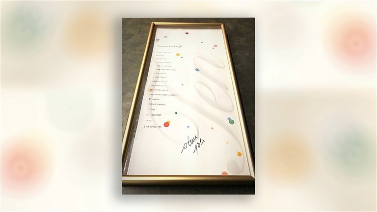 Este autógrafo de Steve Jobs es una pieza única (y no tienes dinero para comprarla)