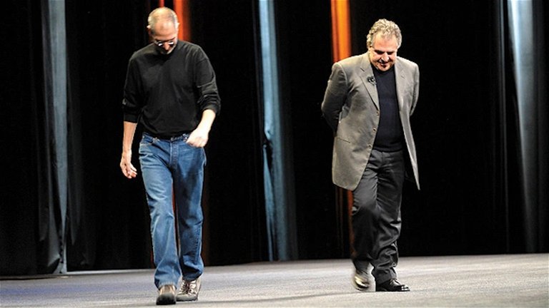 Why did Steve Jobs walk this weird way?