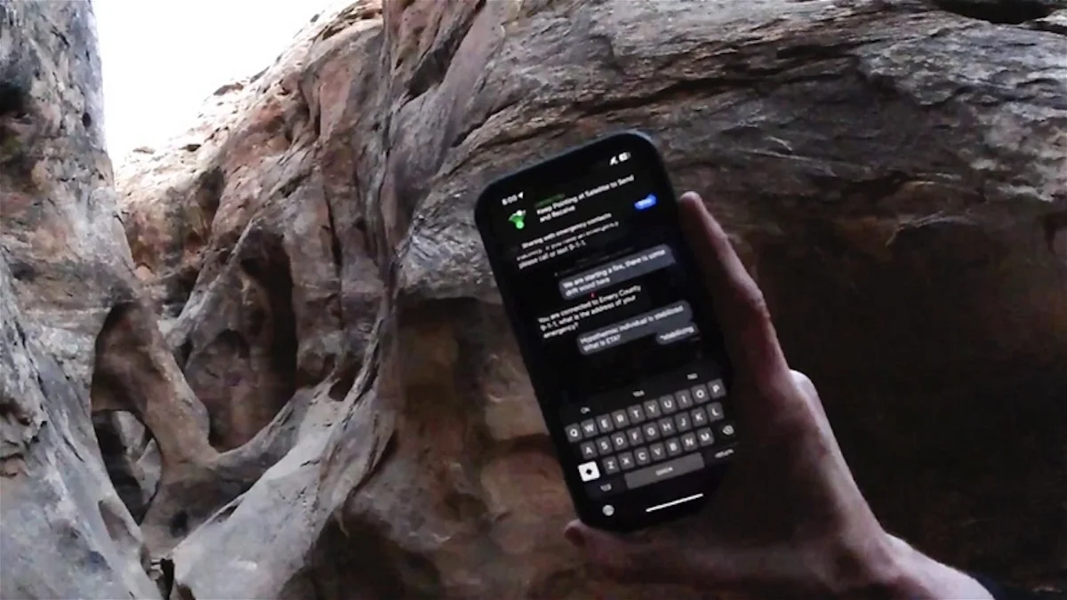 Un mensaje de emergencia SOS vía satélite desde el iPhone 14 salva a estudiantes atrapados en un cañón de Utah