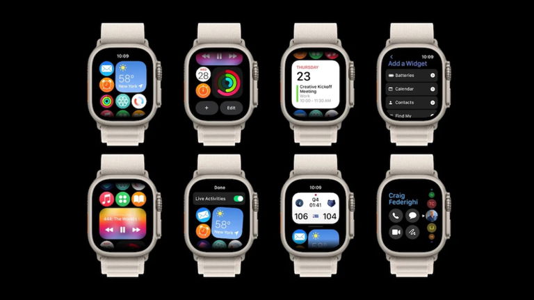 Si watchOS 10 fuera como este concepto revolucionaría el Apple Watch