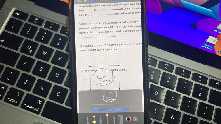 Cómo firmar documentos desde el iPhone o el iPad sin descargar ninguna app