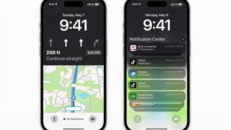 iOS 17 podría incluir Apple Maps en la pantalla de bloqueo del iPhone