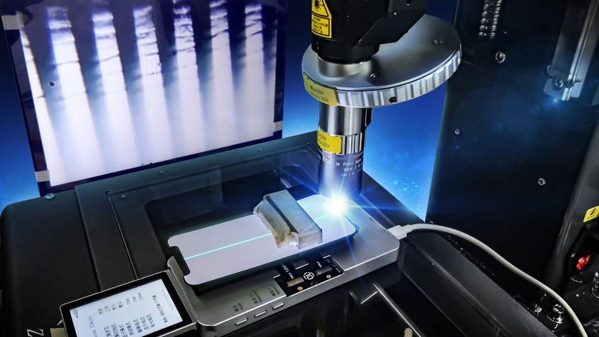 Esta «máquina del futuro» reparará la pantalla de tu iPhone como por arte de magia Esta «máquina del futuro» reparará la pantalla de tu iPhone como por arte de magia