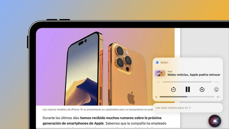 Cómo hacer que Siri se ponga a leer noticias en páginas web en iPhone con iOS 17