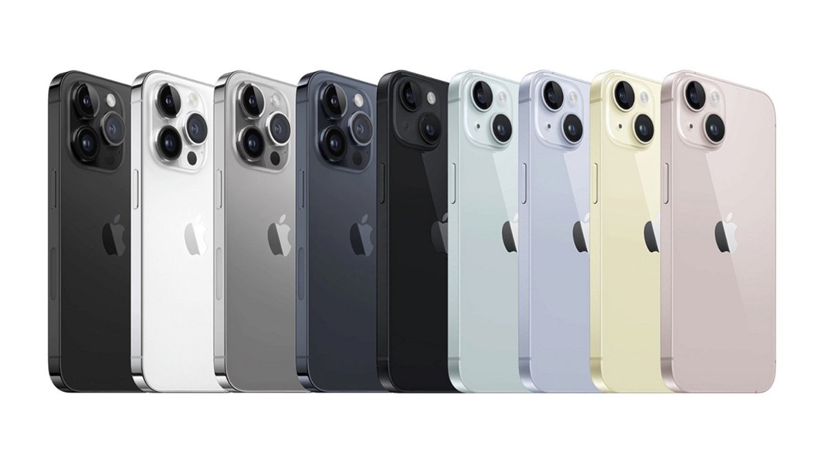 Estos serían todos los colores de los iPhone 14