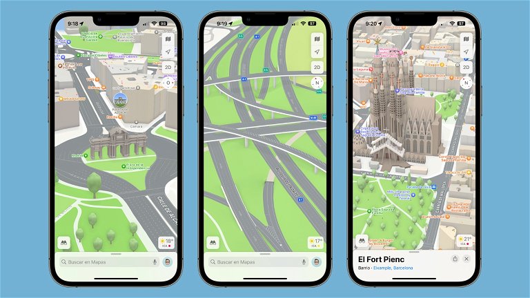 Apple mejora sus mapas en España: llega la exploración detallada de ciudades