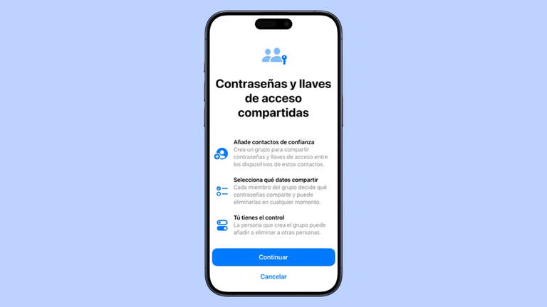 Cómo compartir contraseñas de tu iPhone con la familia en iOS 17