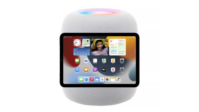Apple está probando un "HomePod Max" con un iPad mini como pantalla