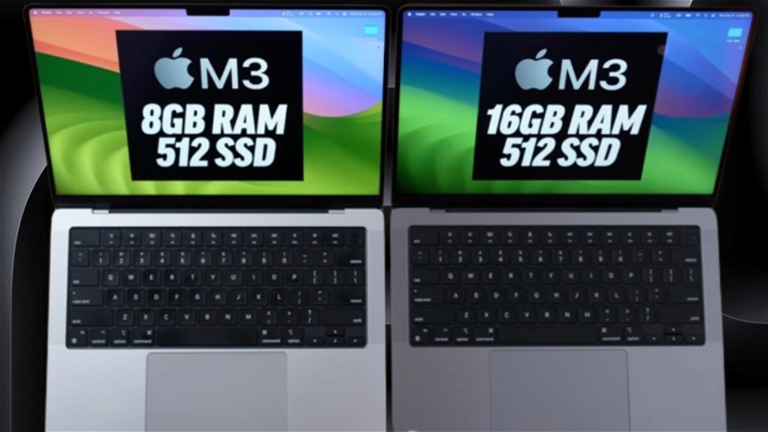 Este test muestra la enorme diferencia entre un MacBook Pro con chip M3 de 16 GB de RAM y uno de 8 GB