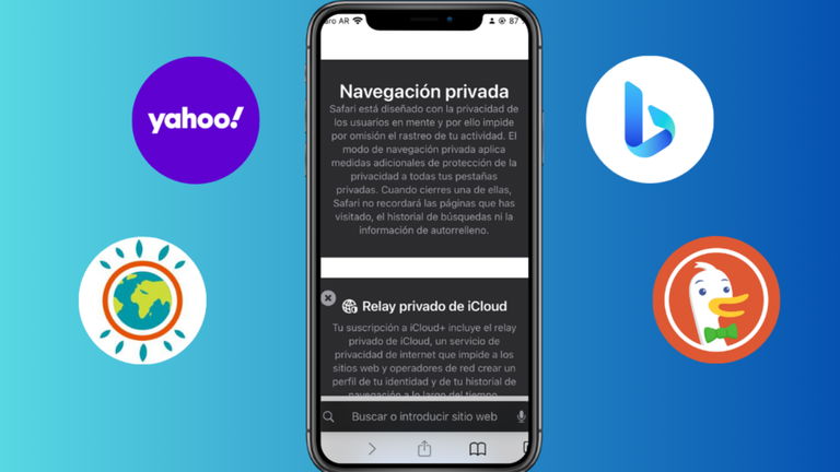 Cómo usar un buscador diferente en el iPhone y el iPad cuando abrimos una pestaña privada en Safari