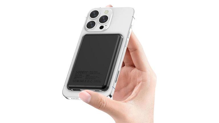 Esta fina batería externa con MagSafe y 5000 mAh ahora vale menos de 20 euros