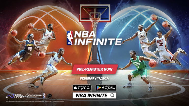 NBA Infinite es el nuevo juego de baloncesto que llega al iPhone, iPad y Mac