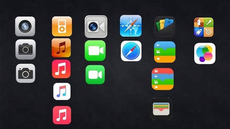 Cómo han evolucionado los iconos de las apps del iPhone, ¡qué tiempos aquellos!