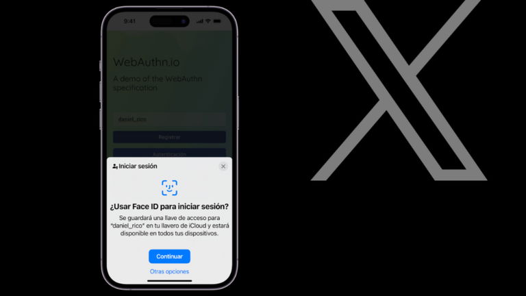 X ya es compatible con las Llaves de acceso de iOS 17