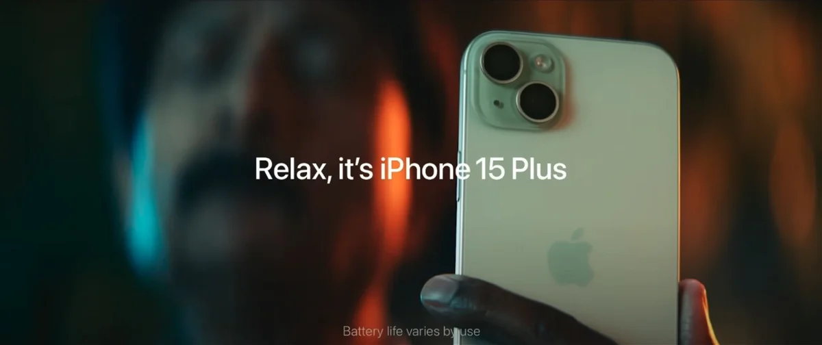 Apple boasts about the battery in its latest video for the iPhone 15 Plus