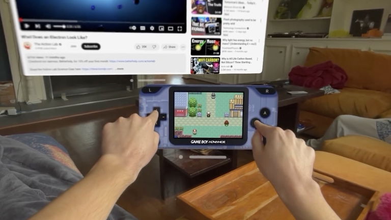 Consiguen hacer funcionar un emulador de Game Boy en las Vision Pro