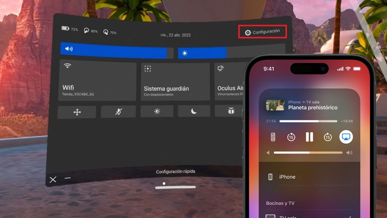 Meta quiere que puedas hacer AirPlay a sus Quest desde dispositivos de Apple