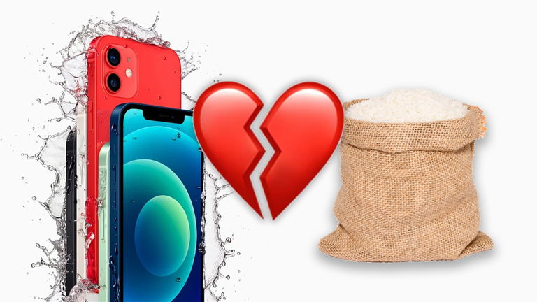 El iPhone y el arroz, una relación imposible