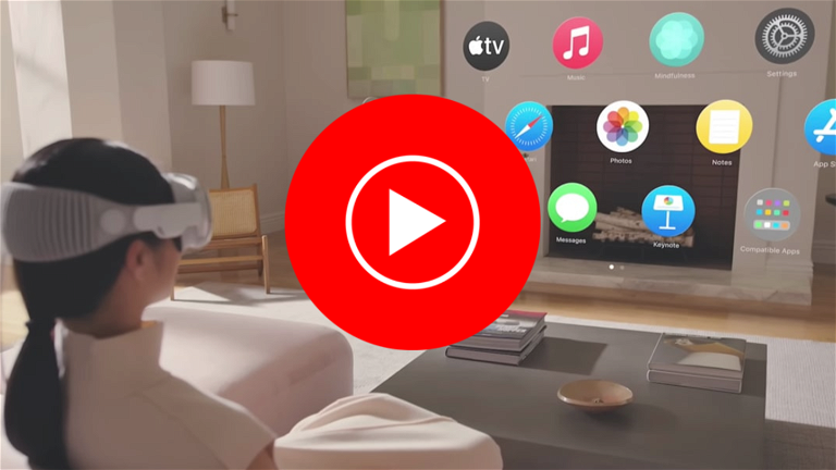La app oficial de YouTube llegará oficialmente a Apple Vision Pro