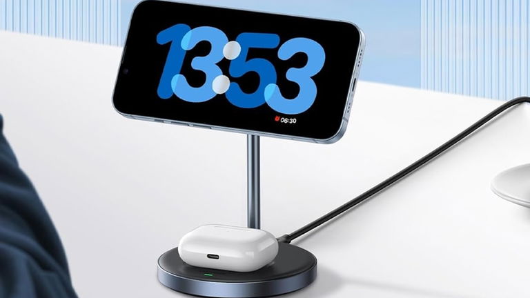 Este soporte magnético para iPhone con carga inalámbrica está más barato que nunca
