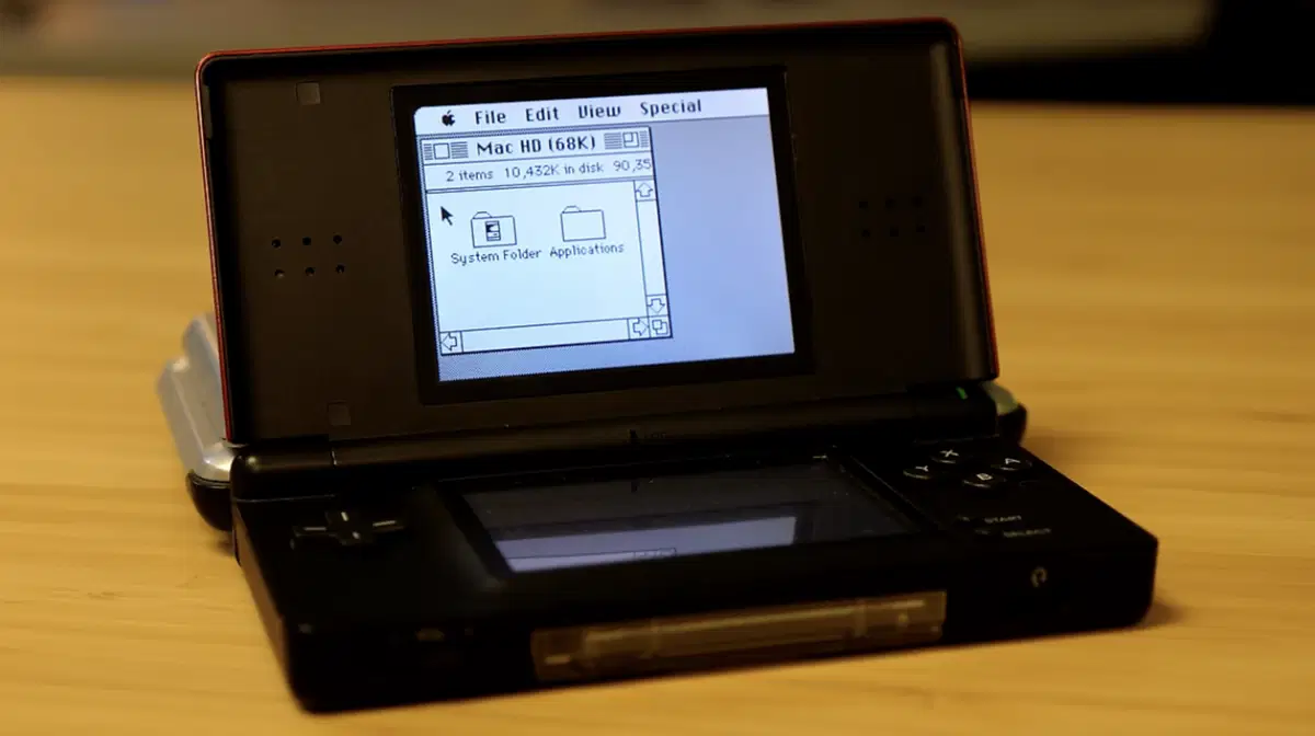 ¿Alguien ha conseguido instalar macOS en una Nintendo DS?