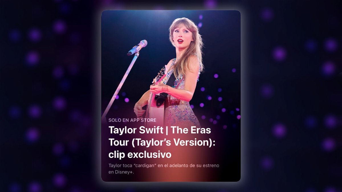La App Store te ofrece un adelanto exclusivo de &quot;Taylor Swift The Eras Tour&quot;
