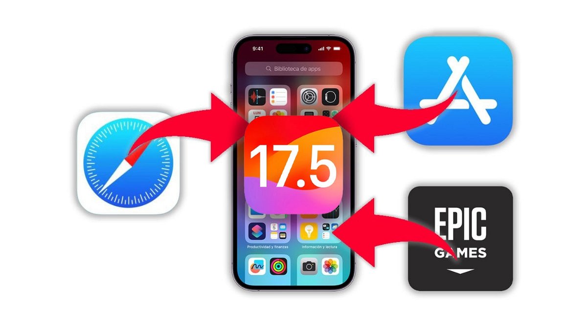 iOS 17.5 beta 2 permite el sideloading en el iPhone