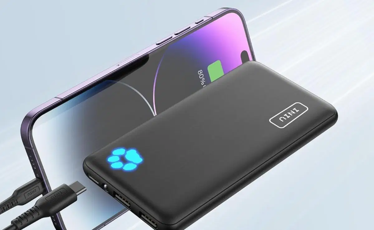 Esta batería externa de 10000 mAh está a mitad de precio por tiempo limitado