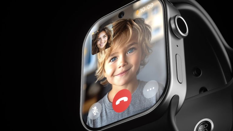 Este espectacular concepto de Apple Watch Series X tiene hasta cámara para FaceTime