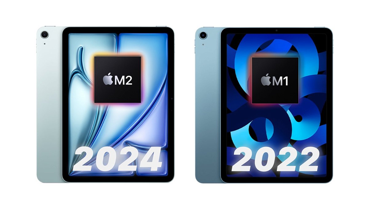 iPad Air 2024 (M2) vs iPad Air 2022 (M1): comparativa con 9 diferencias importantes